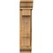 Ekena Millwork Balboa Traditional Rough Sawn Bracket w/ Offset Brace, Western Red Cedar, 6"W x 14"D x 26"H BKT0604X14X26BOA01RWR - alternate 4